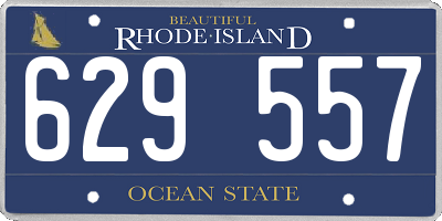 RI license plate 629557