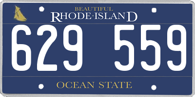 RI license plate 629559