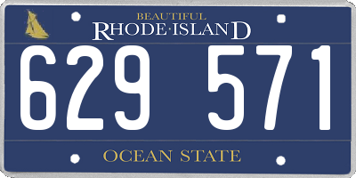 RI license plate 629571