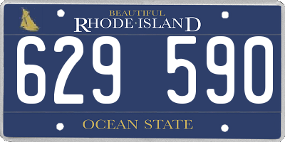 RI license plate 629590