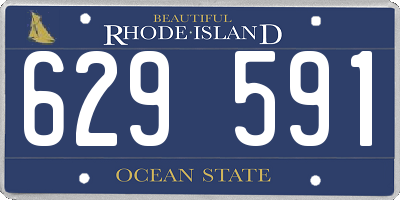 RI license plate 629591