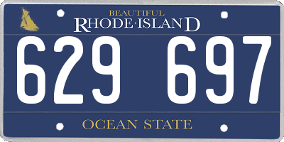 RI license plate 629697