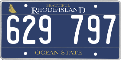 RI license plate 629797