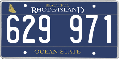 RI license plate 629971