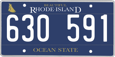 RI license plate 630591