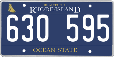 RI license plate 630595