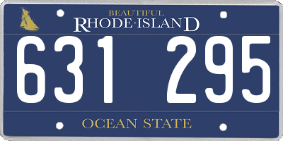 RI license plate 631295