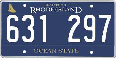 RI license plate 631297