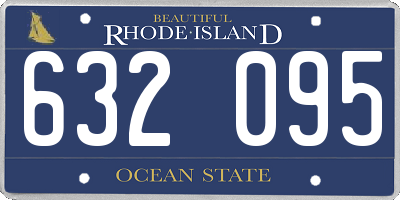 RI license plate 632095