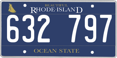 RI license plate 632797