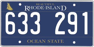 RI license plate 633291