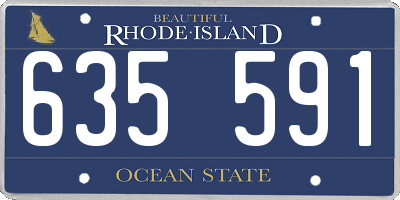 RI license plate 635591