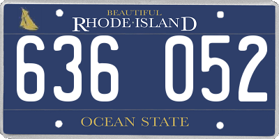 RI license plate 636052