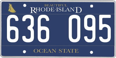 RI license plate 636095