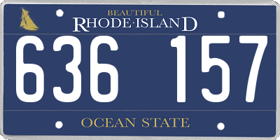 RI license plate 636157