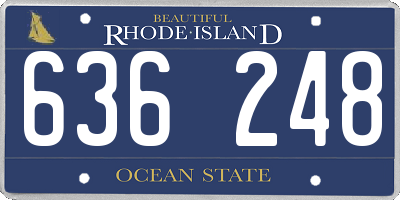 RI license plate 636248