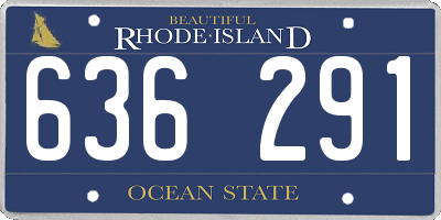 RI license plate 636291