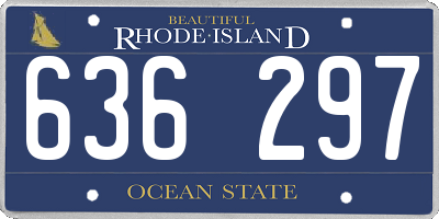 RI license plate 636297
