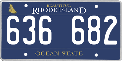 RI license plate 636682