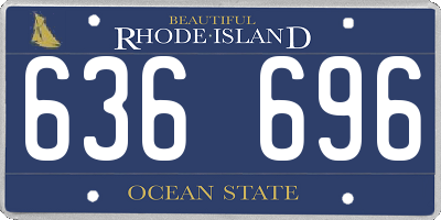 RI license plate 636696