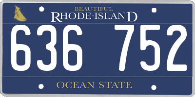 RI license plate 636752