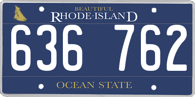 RI license plate 636762