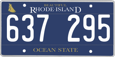 RI license plate 637295