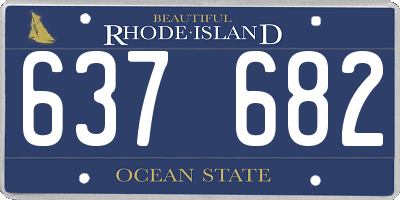 RI license plate 637682