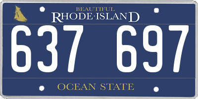 RI license plate 637697