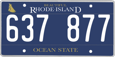 RI license plate 637877