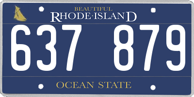 RI license plate 637879
