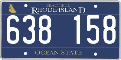 RI license plate 638158