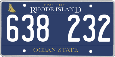RI license plate 638232