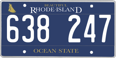 RI license plate 638247