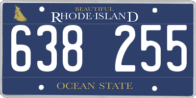 RI license plate 638255