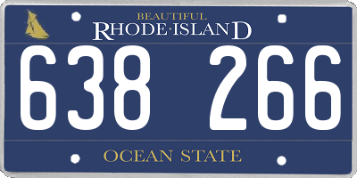 RI license plate 638266