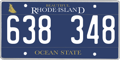RI license plate 638348