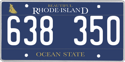RI license plate 638350