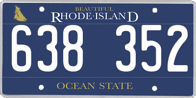 RI license plate 638352