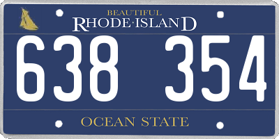 RI license plate 638354