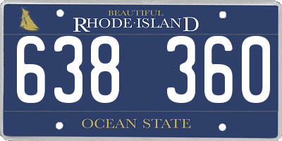 RI license plate 638360