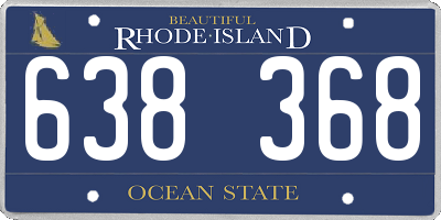 RI license plate 638368