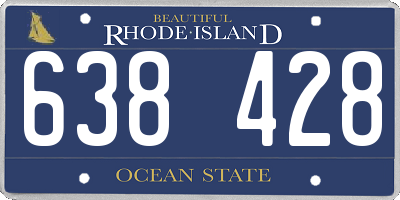 RI license plate 638428