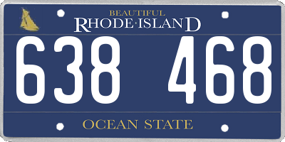 RI license plate 638468