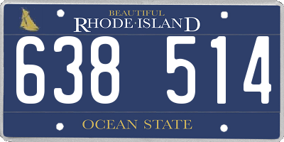 RI license plate 638514