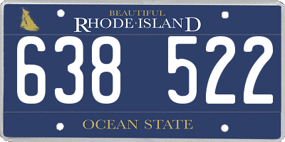 RI license plate 638522