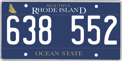 RI license plate 638552