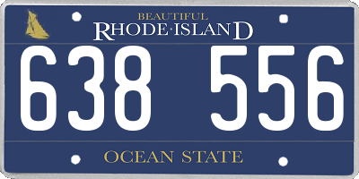 RI license plate 638556