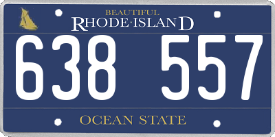 RI license plate 638557