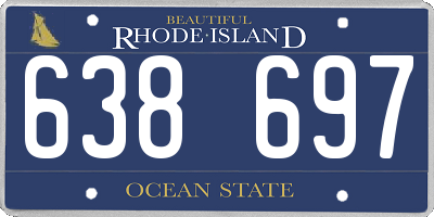 RI license plate 638697